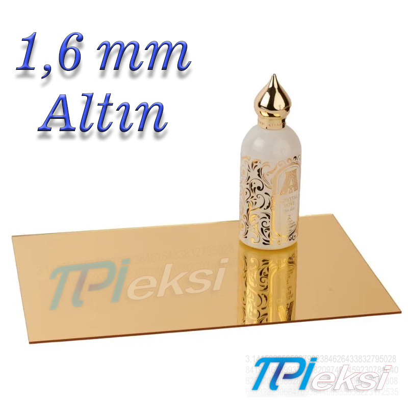 1.6 mm Altın Aynalı Pleksi 